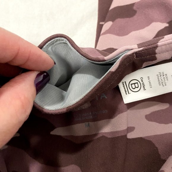 Athleta Elation 7/8 Tight Pink‎ Camo Size M - Picture 5 of 9